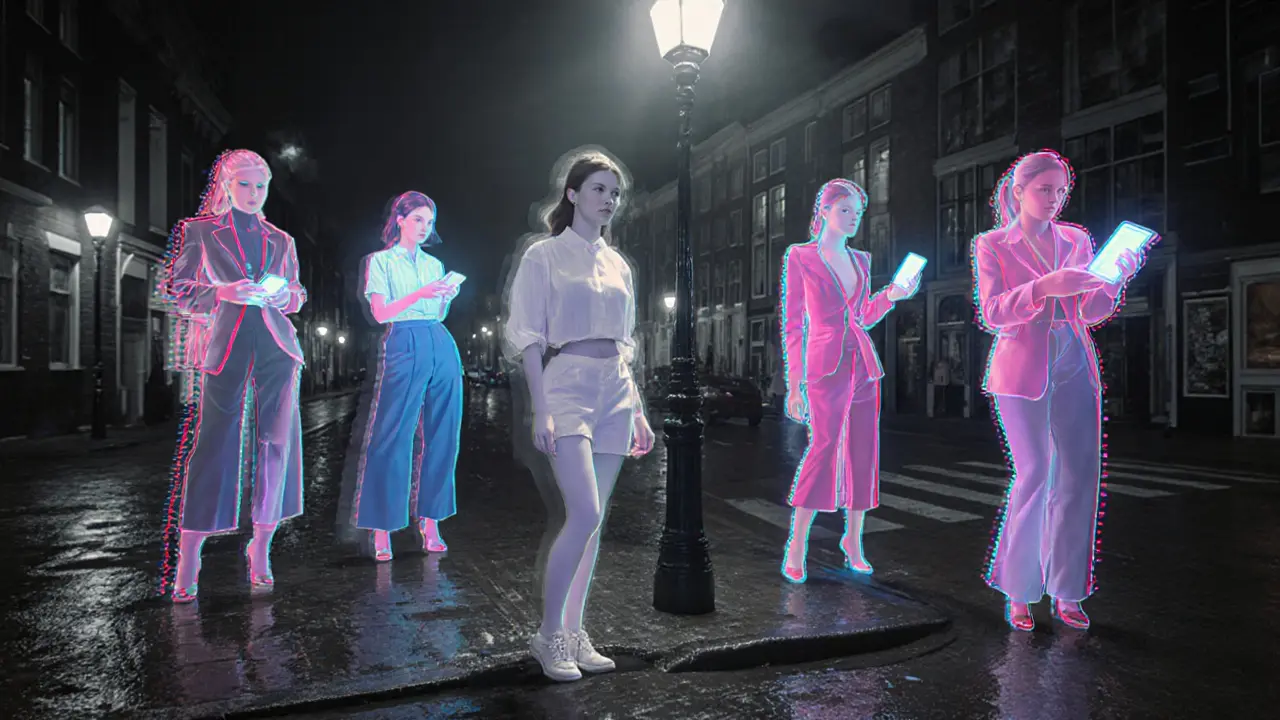 Oude straatcallgirl verdwijnt in een digitale wereld van internationale serviceverleners.